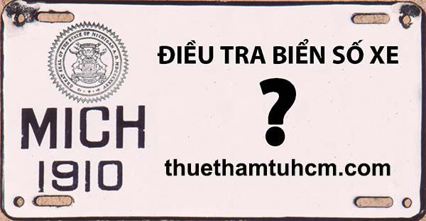 Thám tử truy tìm chủ nhân biển số xe
